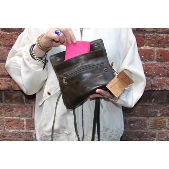 Francesca Mobile Phone Bag Dark Green